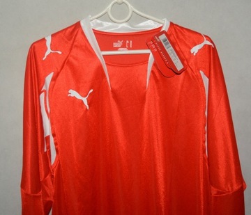 Sportowa koszulka Puma V-konstrukt Ls shirt Puma red-white XL