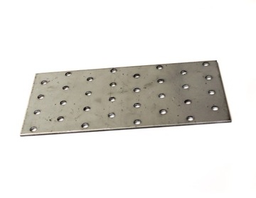 PŁYTKA PERFOROWANA 80x160x2mm BLACHA ŁĄCZNIK CIESIELSKI BUDOWLANY ATEST