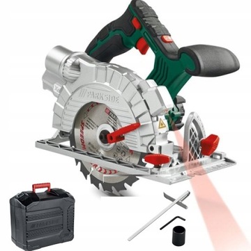 Akumulatorowa piła tarczowa PARKSIDE pilarka ręczna PHKSA 20V 150MM LASER
