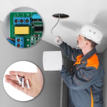 EBERG AXI 100 малошумный вентилятор для ванной комнаты Таймер Датчик влажности + заслонка