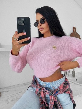 Женский свитер Auramis olavoga pink m