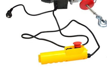 ЛЕБЕДКА 230В ЭЛЕКТРИЧЕСКАЯ ТРОСОВАЯ СТРОИТЕЛЬНАЯ ЛЕБЕДКА 300КГ