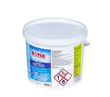 CHLOR DO BASENU CHEMIA BASENOWA CHLORTIX MULTI 20G NIEBIESKIE TABLETKI 5KG