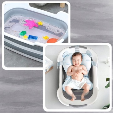 СКЛАДНАЯ СИЛИКОНОВАЯ ЧАША СО СЛИВОМ ДЛЯ БЕЛЬЯ