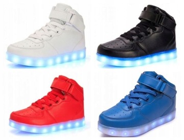 Buty Led USB Świecące podświetlane 44