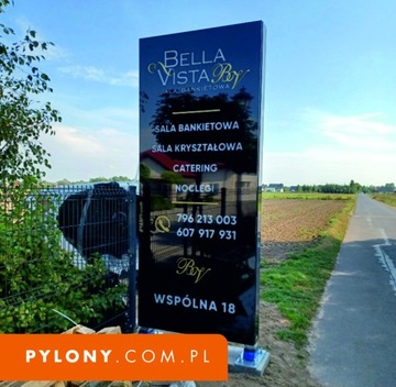 PYLON reklamowy LED Premium 3 x 1,2 m -Producent