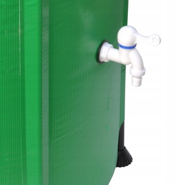 Бочка, резервуар для дождевой воды с желобом, 250л.