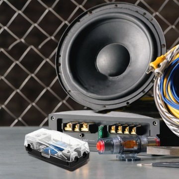 Rozdzielacz samochodowy audio blok rozdzielczy wzmacniacz uchwyt bezpieczeństwa
