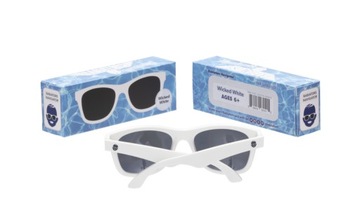 Babiators Okulary Przeciwsłoneczne Dziecięce Navigator Wicked White 0-2 lat