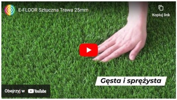 ИСКУССТВЕННАЯ ТРАВА 2м ЗЕЛЕНАЯ МЯГКАЯ ТОЛСТАЯ балкон терраса сад 25мм VERDE SOFT