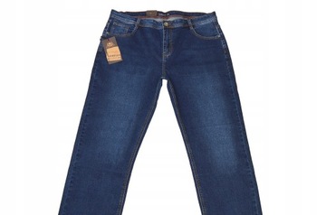 DUŻE DŁUGIE spodnie jeans pas 112-114cm W41 L34