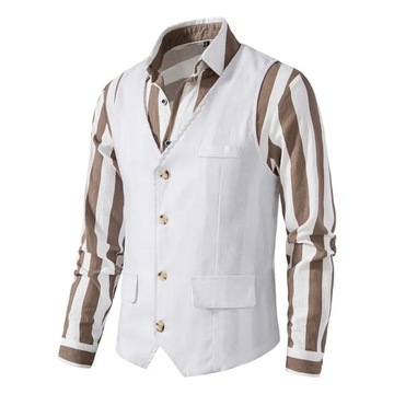 New Solid Color Men Suit Vest Wedding Party Formal
