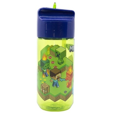 bidon butelka z ustnikiem MINECRAFT tritan 430 ML
