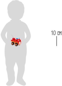 Маленькая деревянная пожарная машина 18 м+ автомобиль