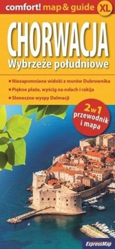 CHORWACJA WYBRZEŻE CHORWACJI DALMACJA DUBROWNIK 2w1 PRZEWODNIK MAPA