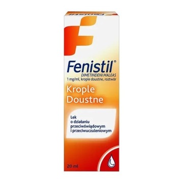 Fenistil, krople doustne, 20 ml