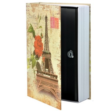 SEJF KSIĄŻKA METALOWA KASETKA NA PIENIĄDZE SKRYTKA