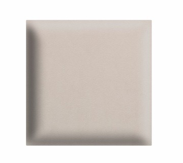 Panel tapicerowany 3D, welurowy, beżowy, 30x30 cm