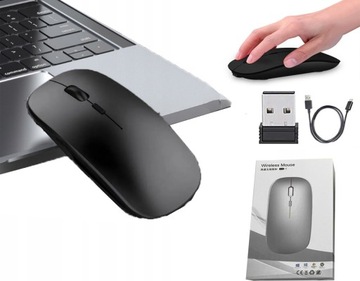 БЕСПРОВОДНАЯ МЫШЬ BLUETOOTH 2,4G КОМПЬЮТЕРНАЯ МЫШЬ С USB-АДАПТЕРОМ БЕСШУМНАЯ