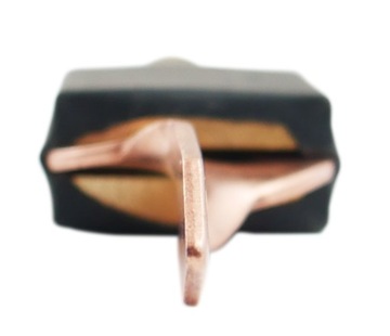 НАСОНКИ витые для сварочного аппарата SPOTTER, изогнутые, 100 шт, биты 1,5мм МЕДНЕННЫЕ