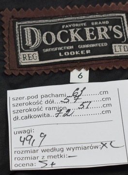 L7 KAMIZELKA MĘSKA SKÓRZANA DOCKER'S XL