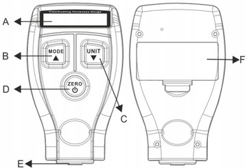 ИЗМЕРИТЕЛЬ ТЕСТЕР ДАТЧИК ТОЛЩИНЫ КРАСКИ Fe/nFe, 0–1800 мкм WINTACT
