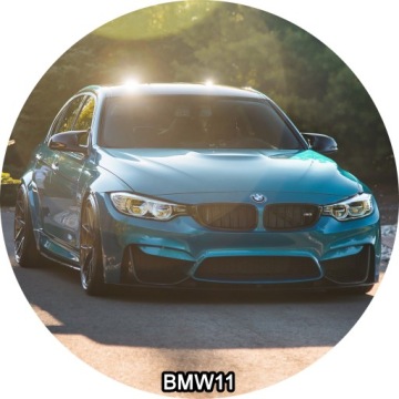 BMW AUTA Круглый 20 см Торт Вафли День Рождения Украшение