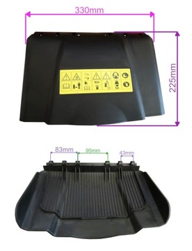 HANDY HK 46 51 53 ЗАСЛОНКА КОРЗИНЫ БЕНЗИНОВОЙ КОСИЛКИ