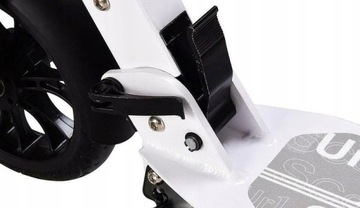 БОЛЬШОЙ ГОРОДСКОЙ СКУТЕР С 2 АМОРТИЗАТОРАМИ, БЕЛЫЙ