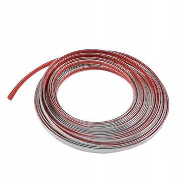 ДЕКОРАТИВНАЯ ПОЛОСКА, ХРОМИРОВАННАЯ ПОЛОСКА, ХРОМИРОВАННАЯ ПОЛОСКА, 9 мм