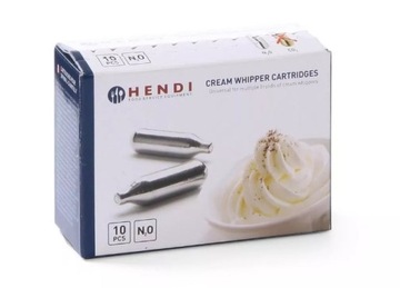 СИФОН ДЛЯ ВЗБИТЫХ СЛИМ ЧЕРНЫЙ HENDI 0,5л + 10 КАРТРИДЖЕЙ