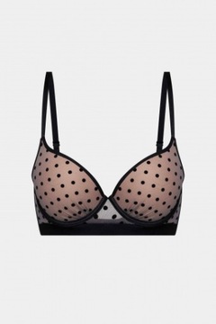 KLEO nowoczesny biustonosz w kropki z push-up G-POINT 80C