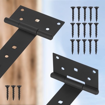 ПЕТЛЯ ДВЕРНАЯ СТРОИТЕЛЬНАЯ БЕСЕДКА ЧЕРНАЯ 300 ММ