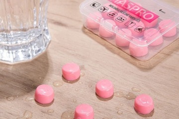 ЛИТОВЫЕ БЕРУШИ HASPRO, 6 ПАР, 27 дБ, ВОДОНЕПРОНИЦАЕМЫЙ НАБОР