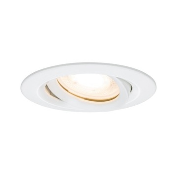 Oprawa do wbudowania NOVA COIN LED DIM wychylna GU10 IP65 230V biały matowy