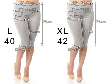 ЛЕГГИНСЫ ИЗ ХЛОПКА ЛЕГГИНСЫ РЫБАКСКИЕ ЛЕГГИНСЫ, БЕЛЫЕ L