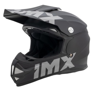 Kask motocyklowy dla dziecka dziecięcy offroad enduro FMX-01 JUNIOR czarny