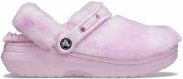 Damskie Ocieplane Klapki Buty Chodaki Crocs Classic Fur Sure Clog 38-39