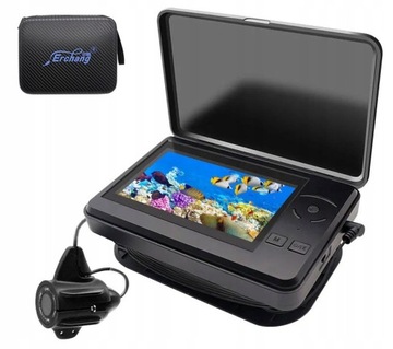 KAMERA WĘDKARSKA ERCHANG DV3524E-DVR NAGRYWANIE 7 CALI, WALIZKA