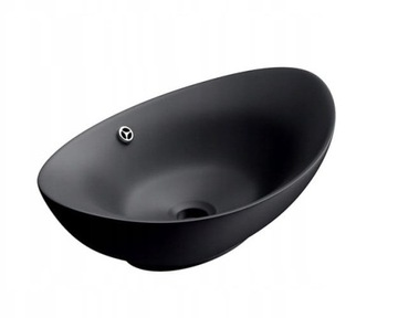 VELDMAN CERAMICZNA UMYWALKA NABLATOWA LARA BLACK