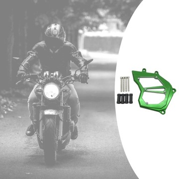 Zestaw osłony łańcucha przedniej zębatki motocykla do KAWASAKI ZX10R zielony