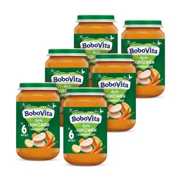 BoboVita Dynia z kurczakiem i ziemniaczkami 6x190g
