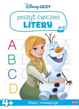 DISNEY UCZY. KRAINA LODU. ZESZYT ĆWICZEŃ. LITERY