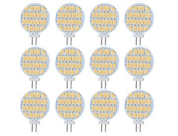 6 x G4 LED żarówki, 3 W KOLOR CIEPŁY 3000LM