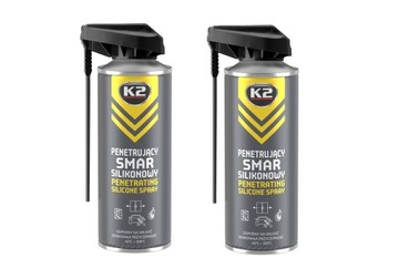 K2 PENETRUJĄCY SMAR SILIKONOWY 400ML SILIKON SPRAY