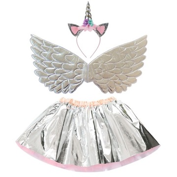 Sukienka imprezowa Magical Unicorn Pegasus Spódnica Dziewczyna Zestaw