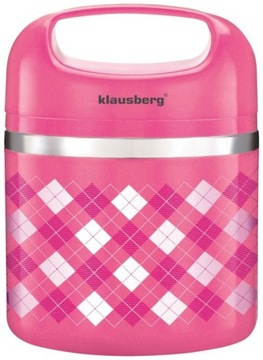KB-7082 Klausberg - Termiczny lunch box - Pink