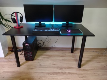 ИГРОВОЙ КОМПЬЮТЕРНЫЙ СТОЛ RGB LED 110x60