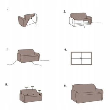 ЧЕХОЛ ДЛЯ ДИВАНА, ЭЛАСТИЧНЫЙ УГЛОВОЙ ДИВАН, 1 ЧЕЛОВЕК