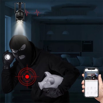 Уличная поворотная IP-камера Wi-Fi для домашнего мониторинга Tuya 5MPx ZOOM 5Mp